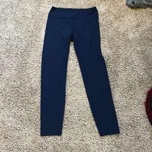 Navy Blue High-Waisted Leggings